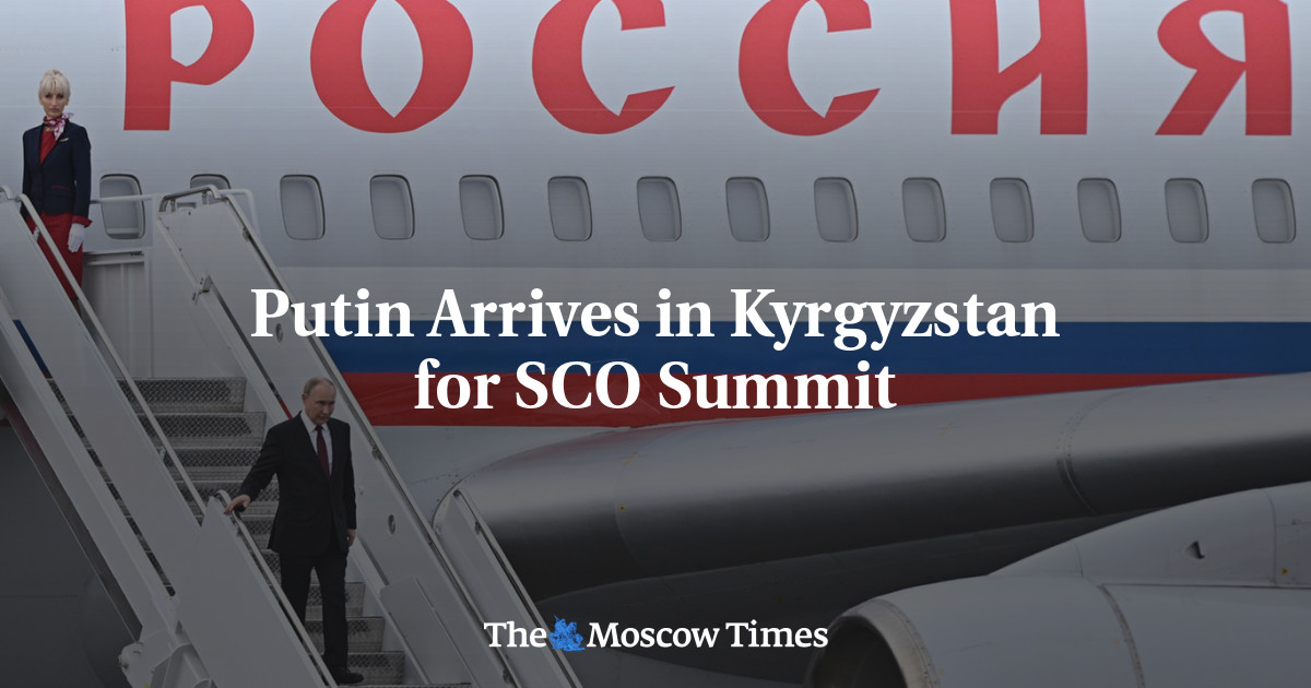Putin Arrives in Kyrgyzstan for SCO Summit