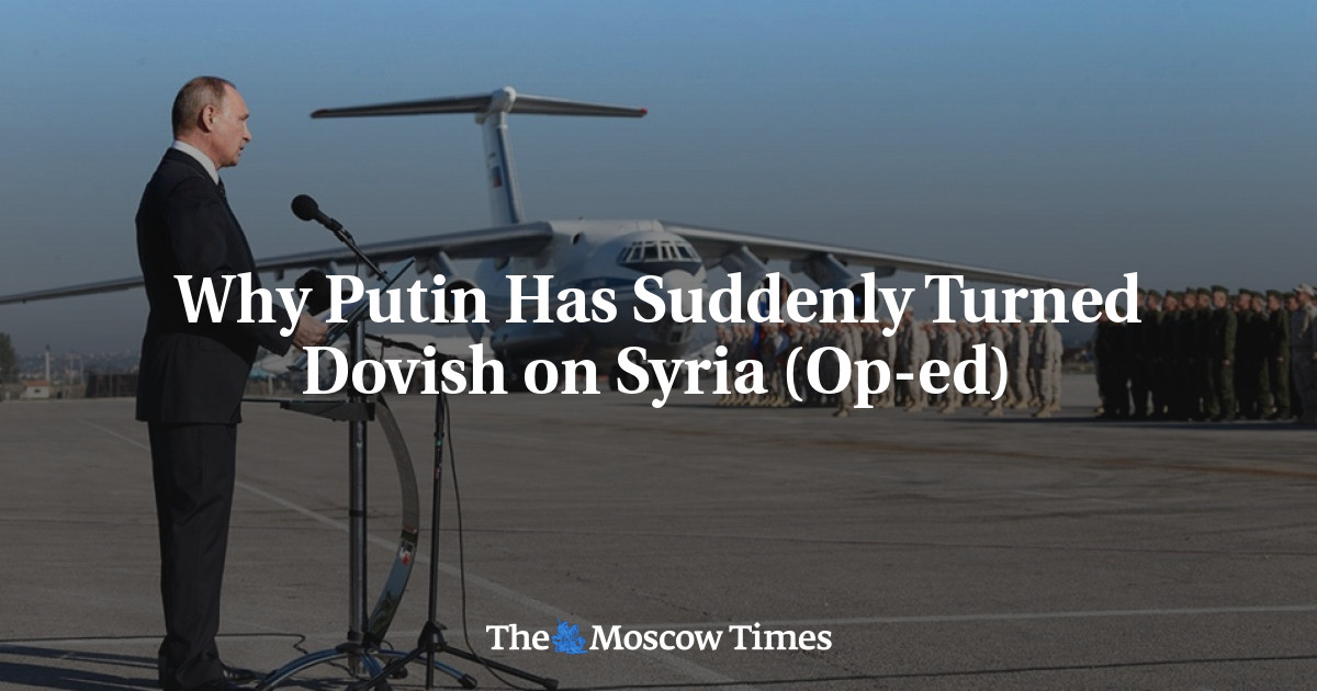 Mengapa Putin Tiba-tiba Menjadi Dovish di Suriah (Op-ed)