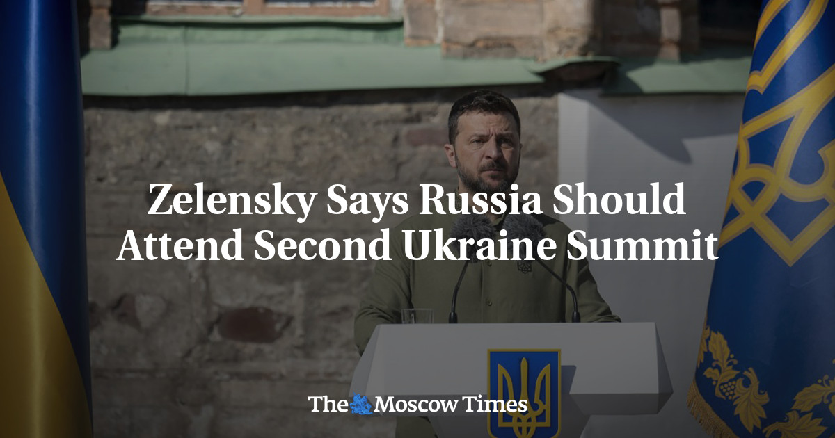 Зеленський каже, що Росія має бути присутньою на другому саміті щодо України