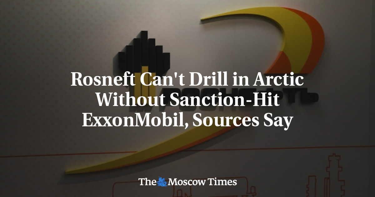 Rosneft tidak dapat mengebor di Kutub Utara tanpa ExxonMobil terkena sanksi, kata sumber