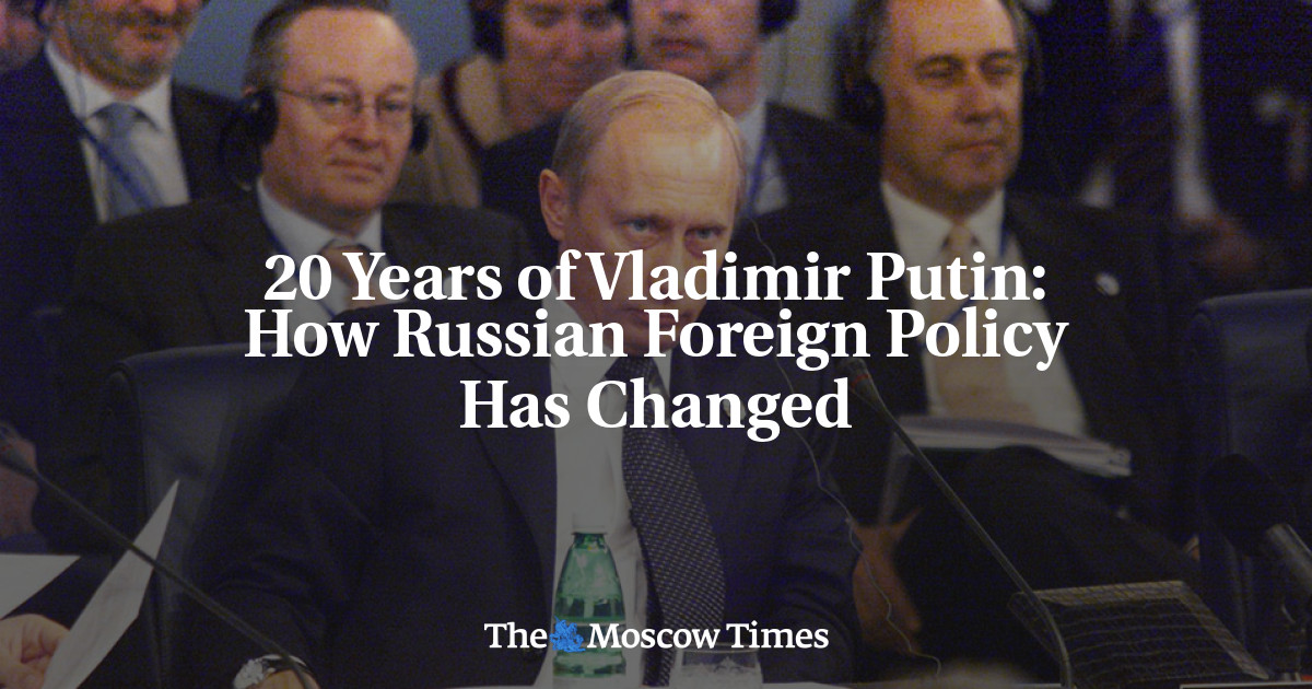 20 Years Of Vladimir Putin: How Russian Foreign Policy Has Changed ...