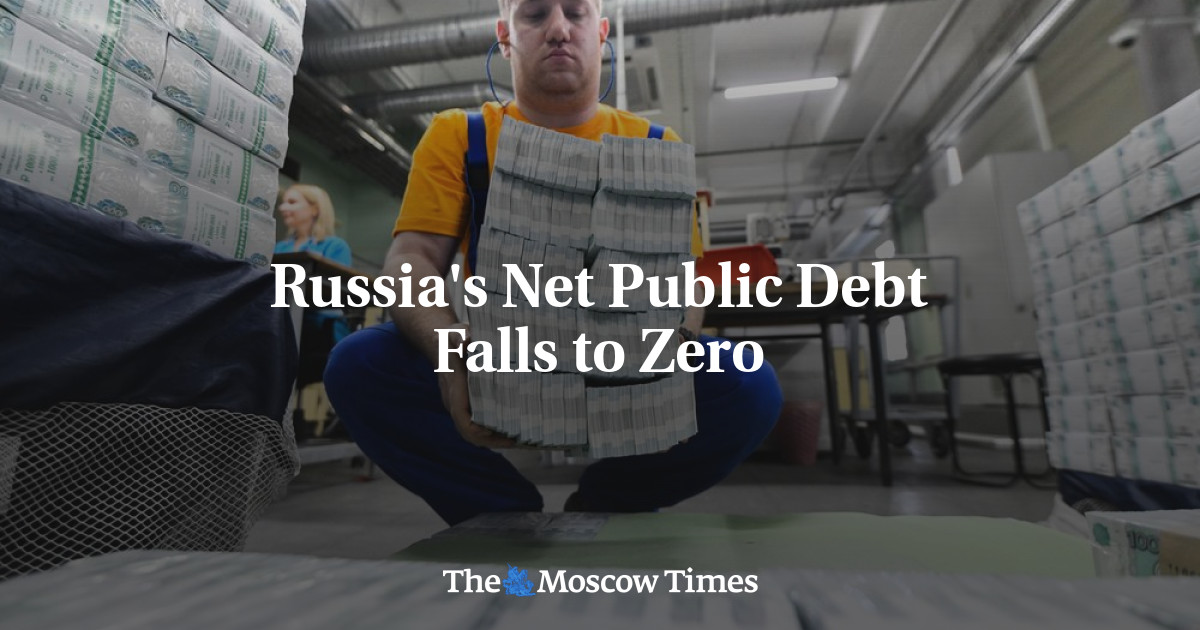 Russia's Net Public Debt Falls to Zero The Moscow Times