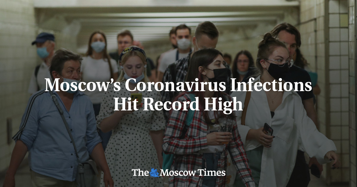 Infeksi virus corona di Moskow mencapai rekor tertinggi