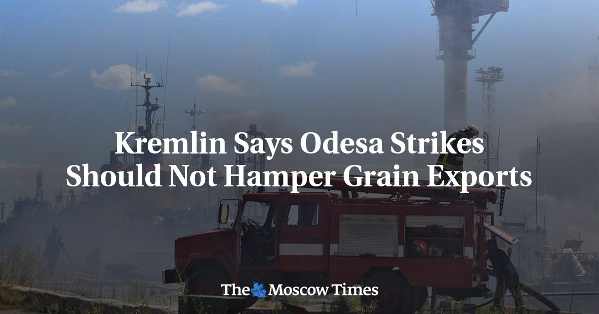 В Кремле заявили, что забастовки в Одессе не должны препятствовать экспорту зерна