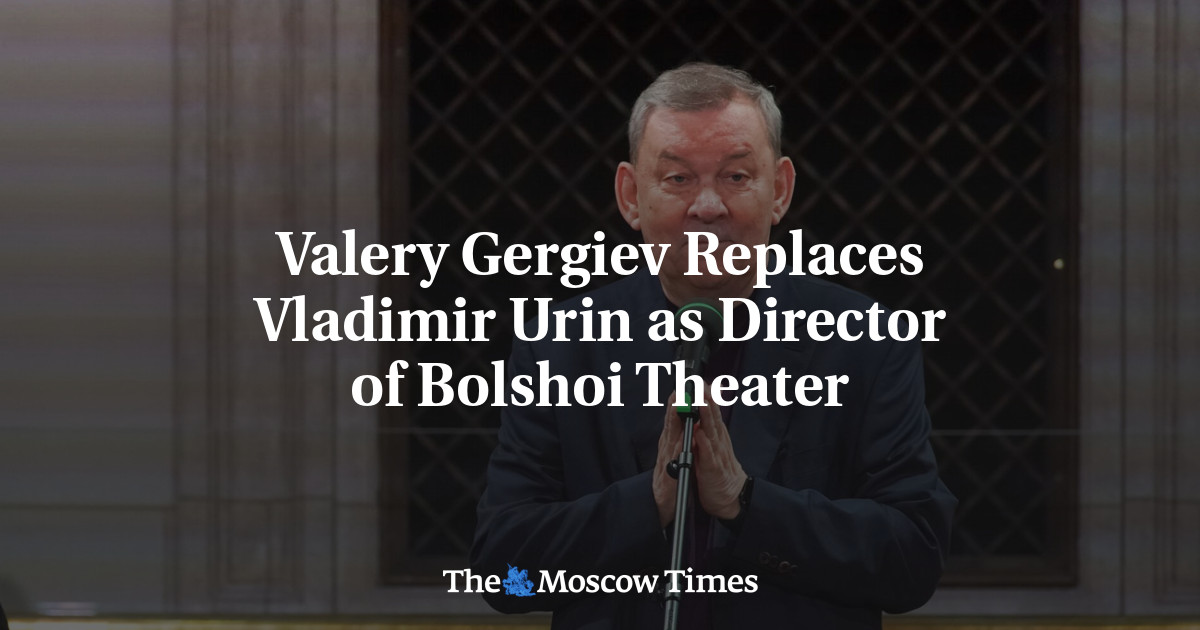 Vladimir Urin Rumored to Resign as Director of Bolshoi Theater