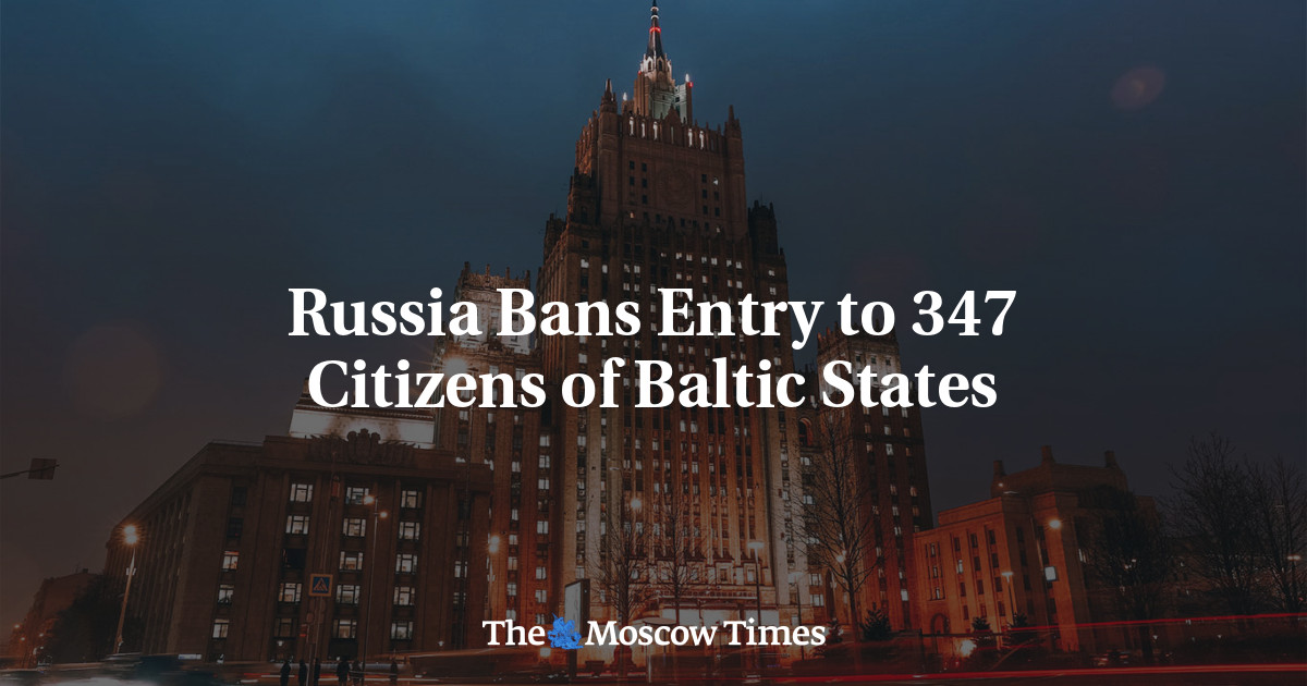 Россия запретила въезд 347 гражданам стран Балтии