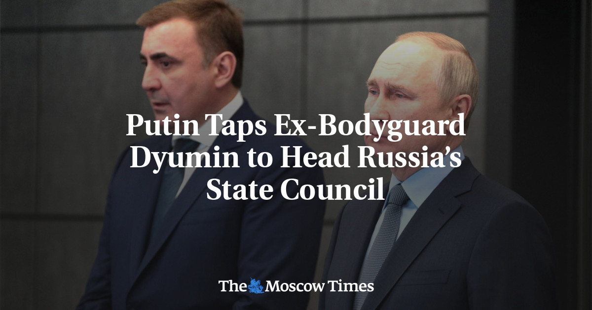 Путин назначил бывшего телохранителя Дюмина главой Госсовета России