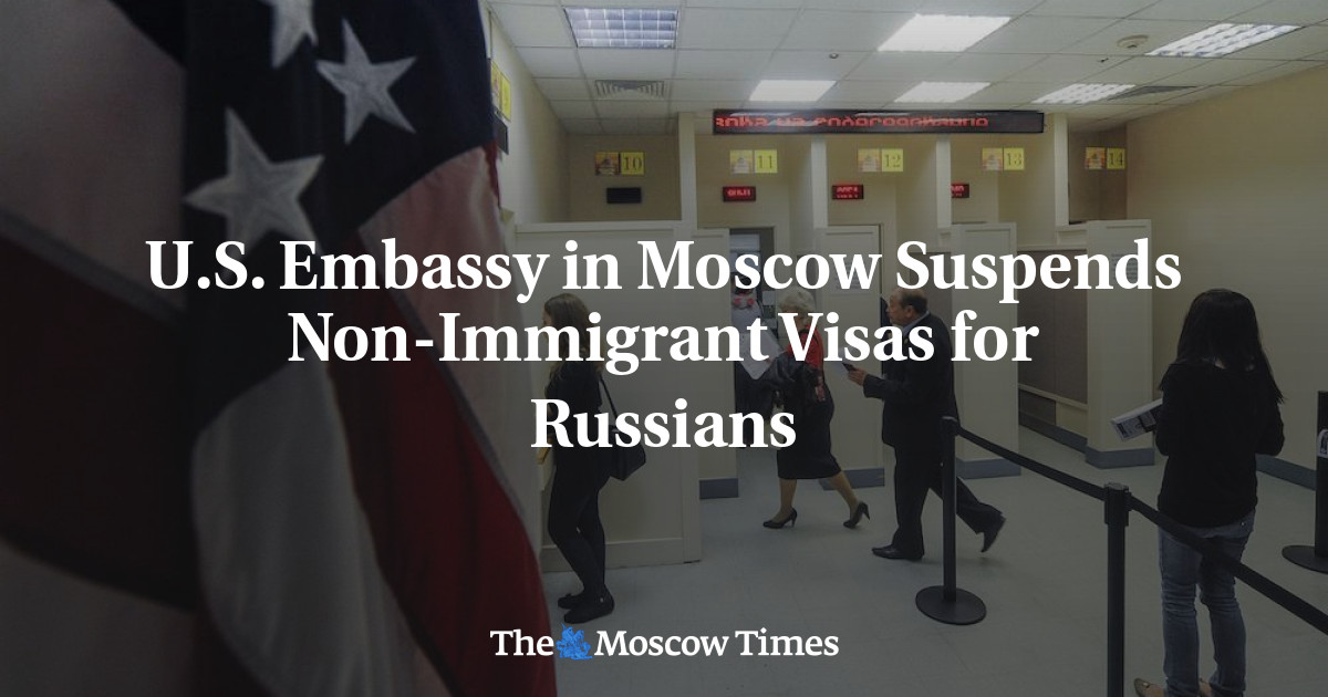 Kedutaan Besar AS di Moskow menangguhkan visa non-imigran untuk Rusia