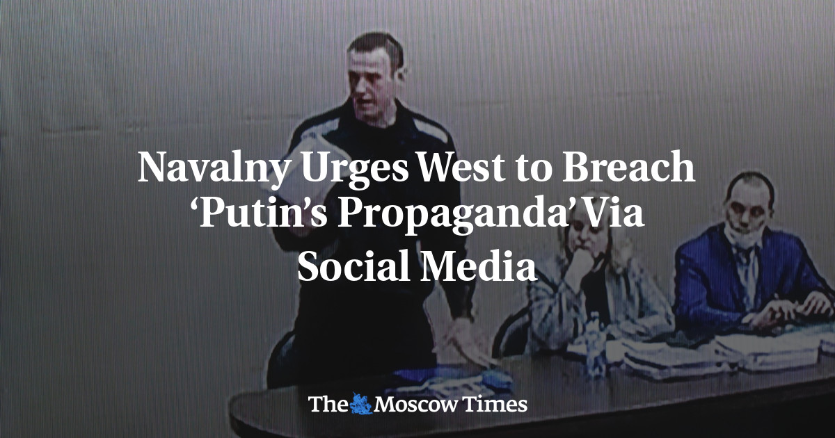 Navalny Urges West to Breach ‘Putin’s Propaganda’ Via Social Media ...