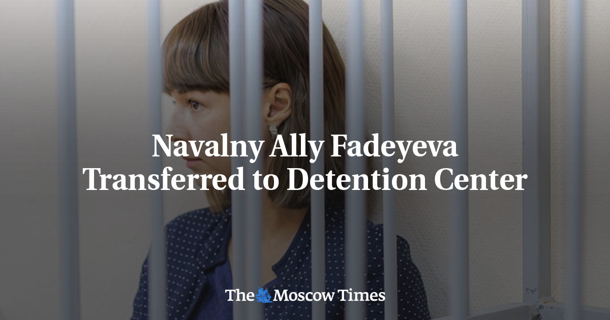 Navalny Ally Fadeyeva Transferred to Detention Center