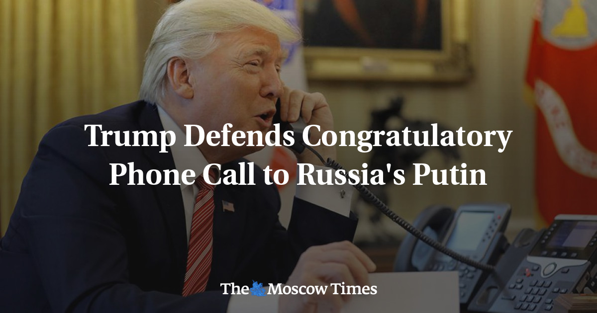 Trump membela panggilan telepon ucapan selamat ke Rusia Putin