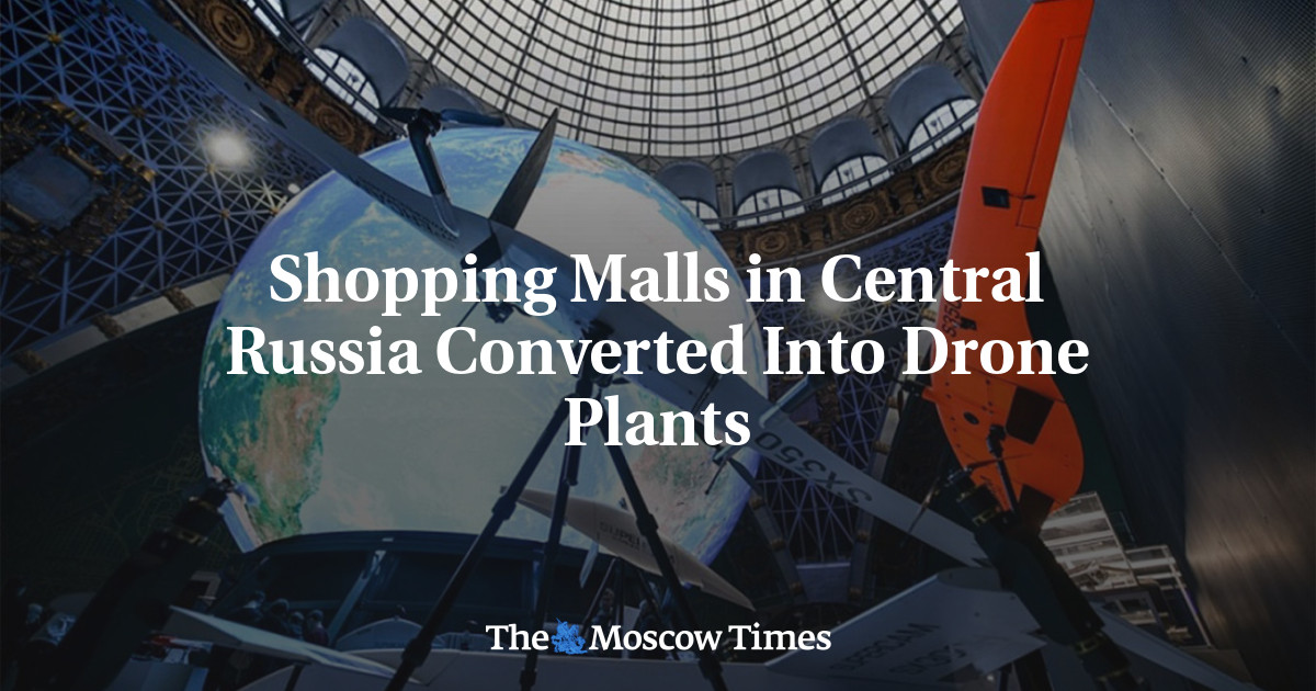Торговые центры в центре России превратились в фабрики дронов