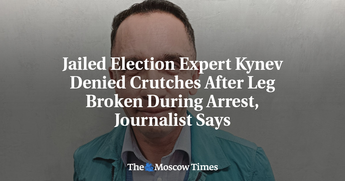Jailed Election Expert Kynev Denied Crutches After Leg Broken During Arrest, Journalist Says