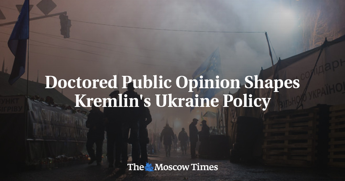 Opini publik yang direkayasa membentuk kebijakan Kremlin di Ukraina