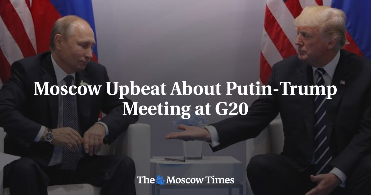Moskow bersemangat tentang pertemuan Putin-Trump di G20