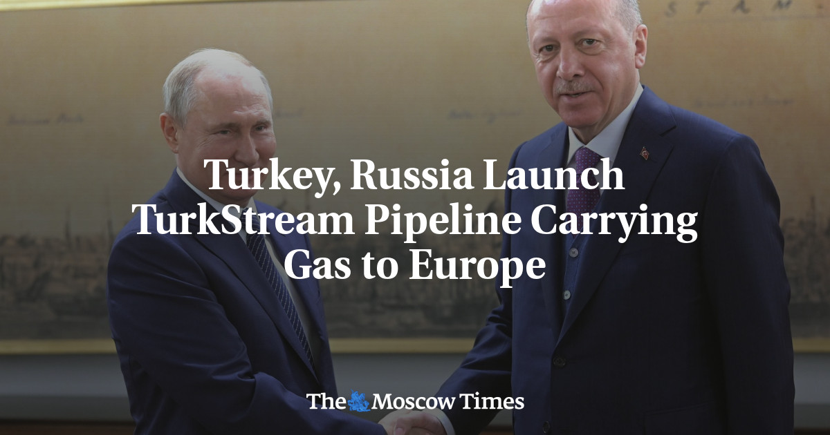 Turki, Rusia Memulai pipa TurkStream yang mengalirkan gas ke Eropa