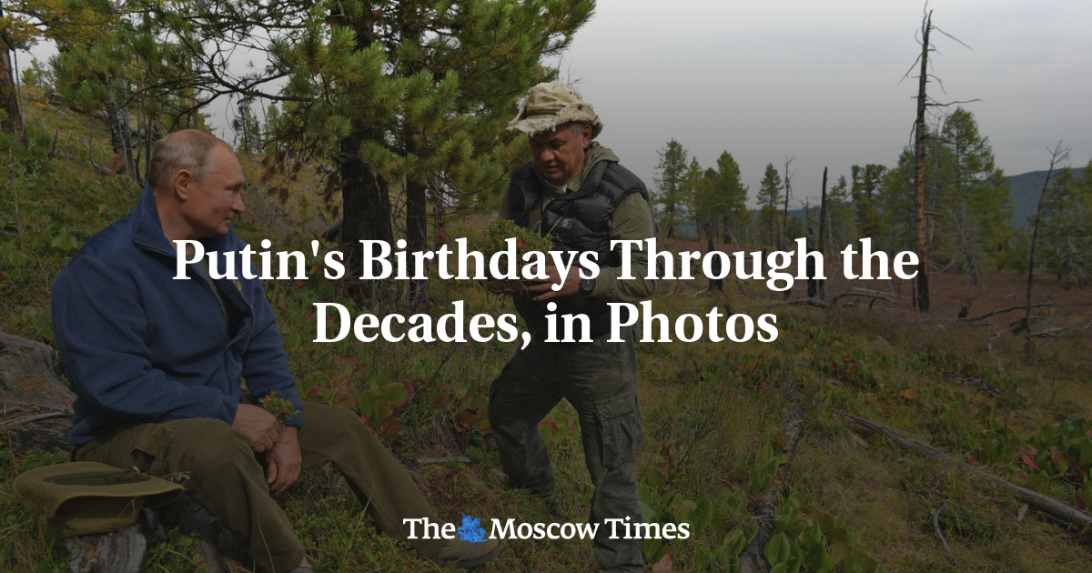 Putin's Birthdays Through The Decades, In Photos - The Moscow Times