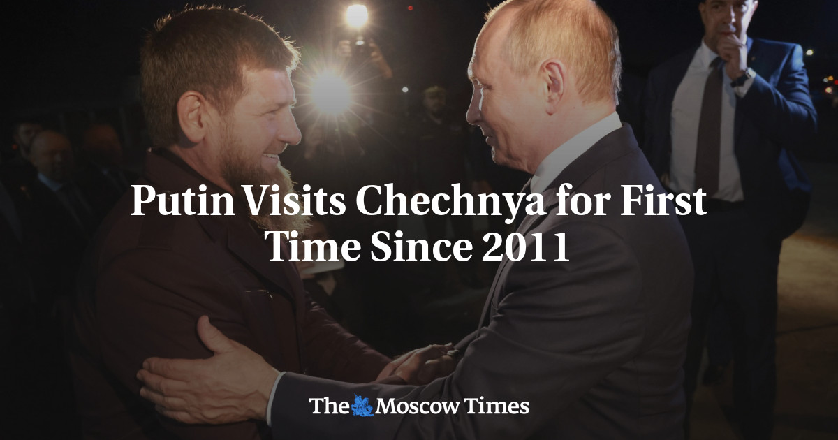 Putin Visits Chechnya for First Time Since 2011