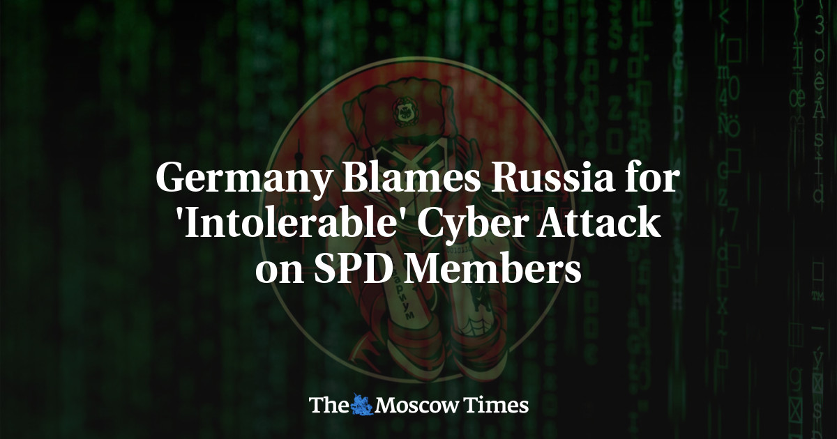 Deutschland macht Russland für „untragbaren“ Cyberangriff auf SPD-Mitglieder verantwortlich