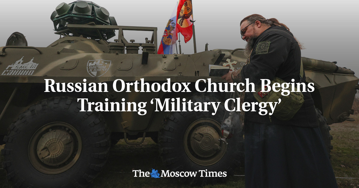 Russian Orthodox Church Begins Training ‘Military Clergy’