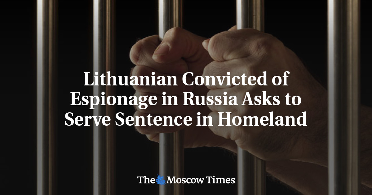 Lithuanian Convicted of Espionage in Russia Asks to Serve Sentence in ...