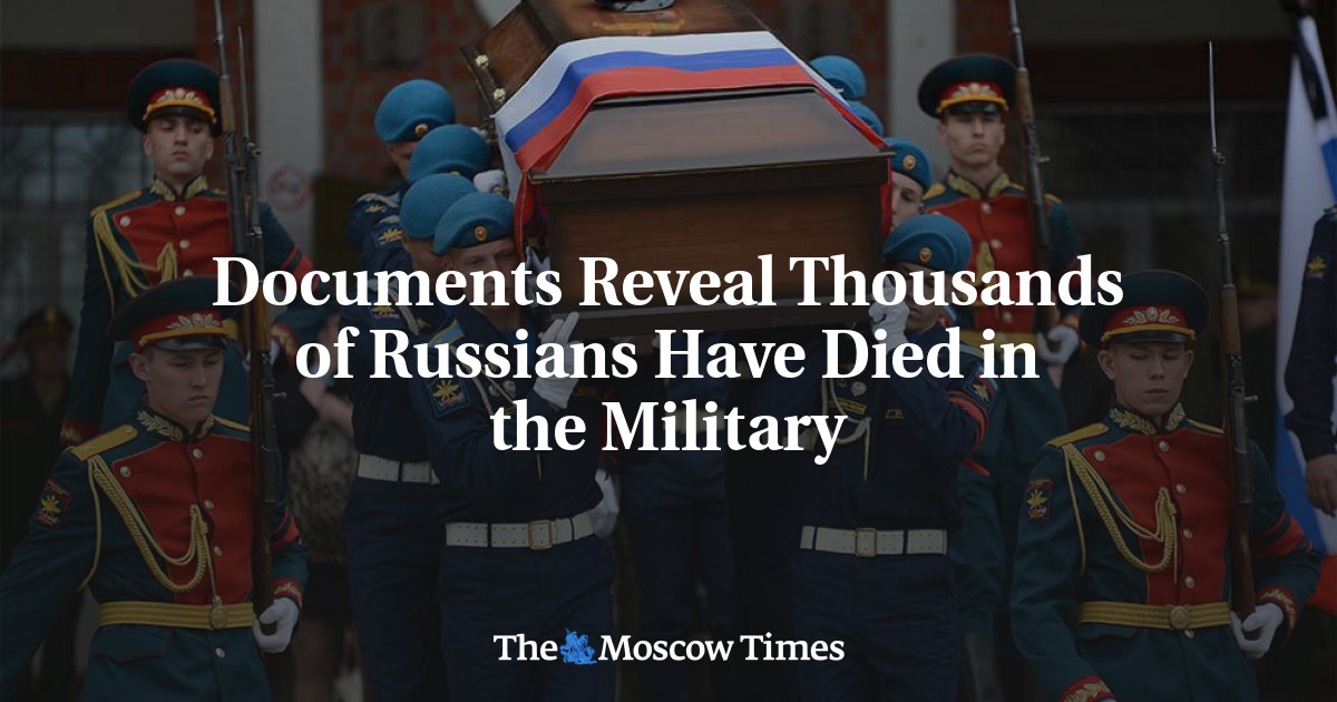 Documents Reveal Thousands Of Russians Have Died In The Military