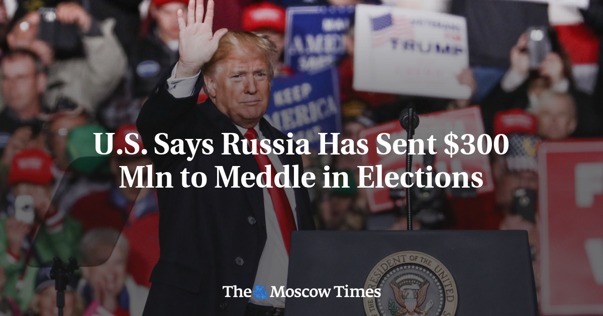 AS mengatakan Rusia mengirim 0 juta untuk ikut campur dalam pemilu