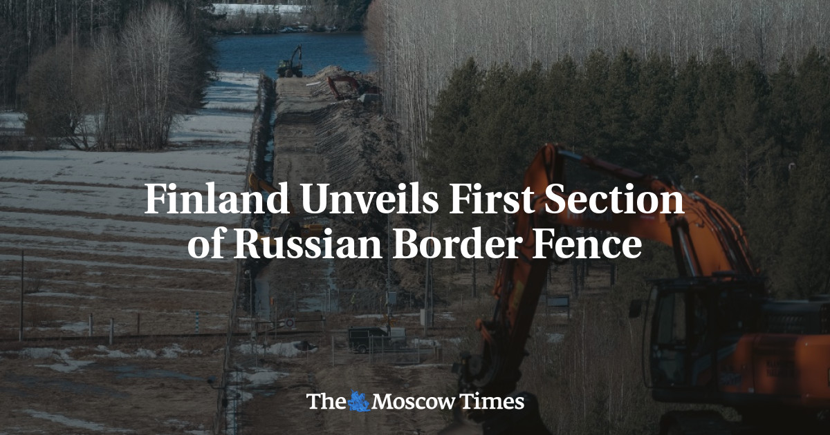 Финляндия открыла первую часть забора на границе с Россией
