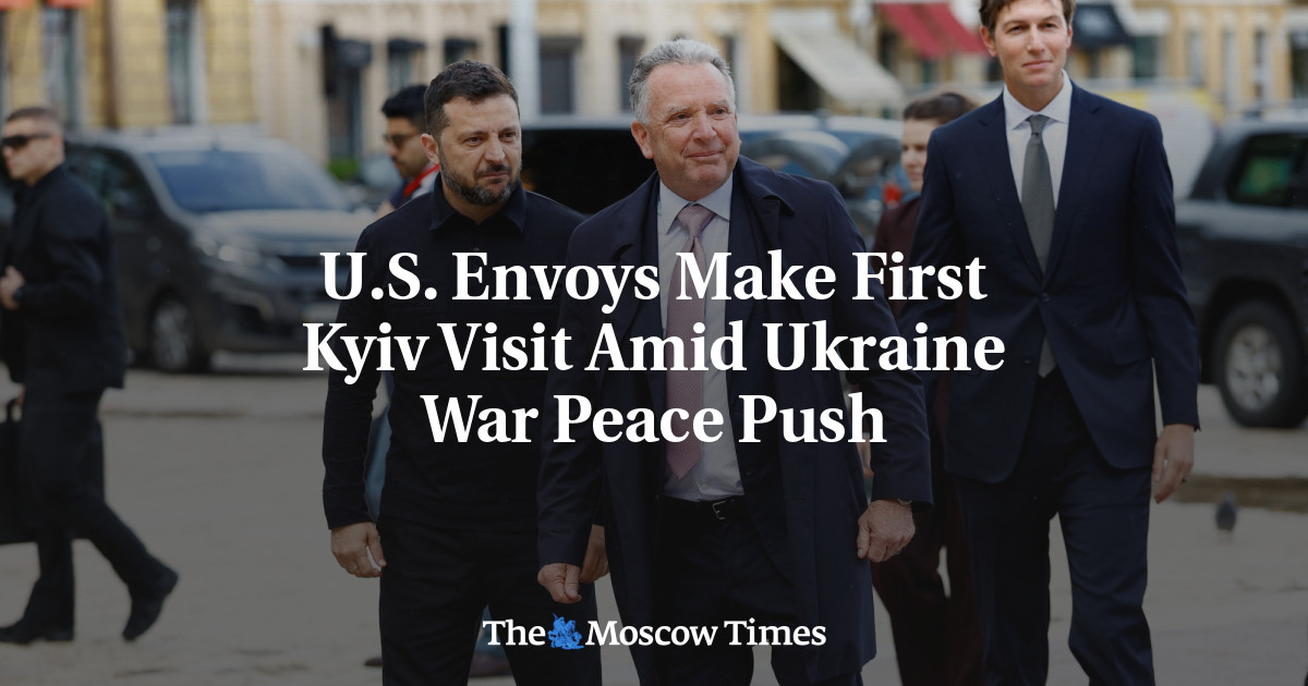 U.S. Envoys Make First Kyiv Visit Amid Ukraine War Peace Push