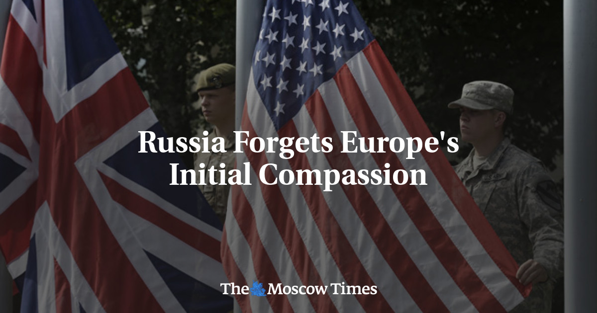 Rusia melupakan rasa kasih sayang awal Eropa