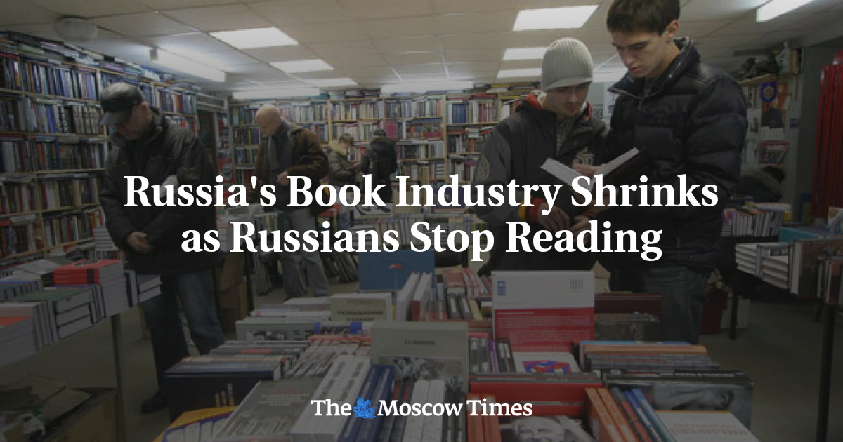 Industri buku Rusia menyusut saat orang Rusia berhenti membaca