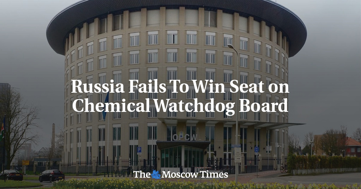 Russia Fails To Win Seat on Chemical Watchdog Board