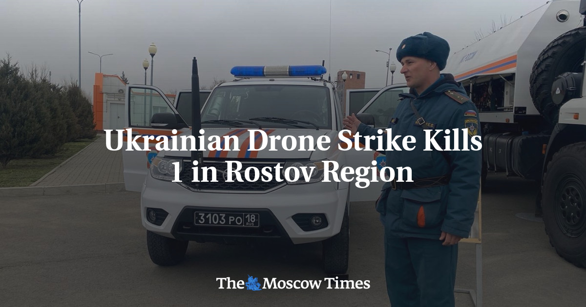 Ukrainian Drone Strike Kills 1 in Rostov Region