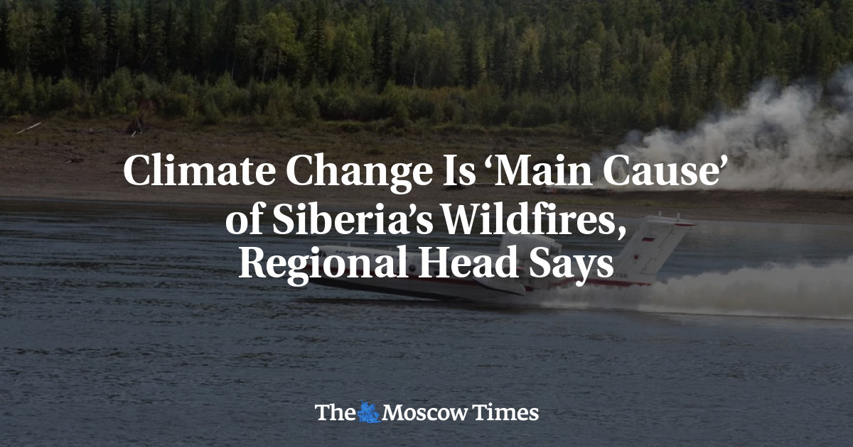 Climate Change Is ‘Main Cause’ of Siberia’s Wildfires, Regional Head ...