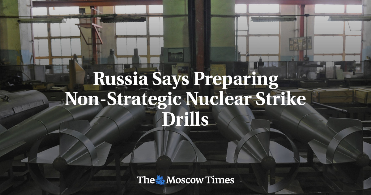 Russia Plans Drills Simulating Tactical Nuclear Weapons Use Amid Ukraine Crisis