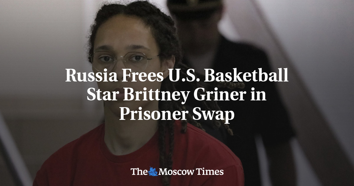 Rusia membebaskan bintang bola basket Amerika Brittney Griner di Prisoner Swap