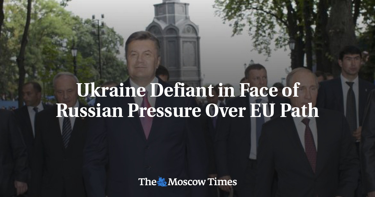 Ukraine Defiant in Face of Russian Pressure Over EU Path