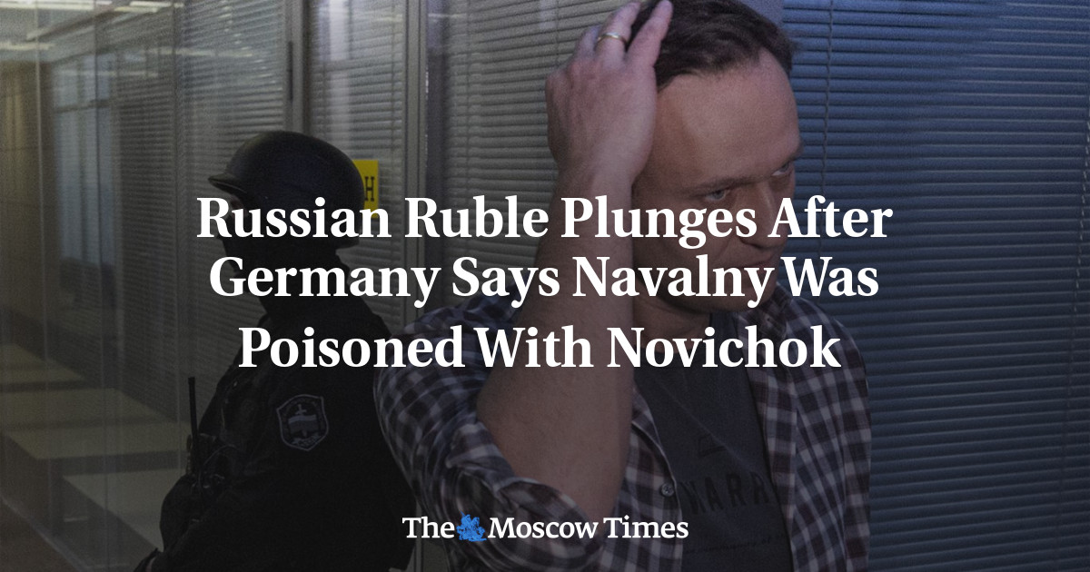 Russian Ruble Plunges After Germany Says Navalny Was Poisoned With ...