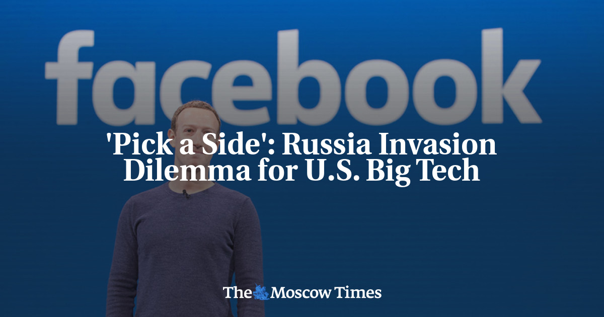 ‘Pilih Sisi’: Dilema Invasi Rusia untuk Teknologi Besar AS