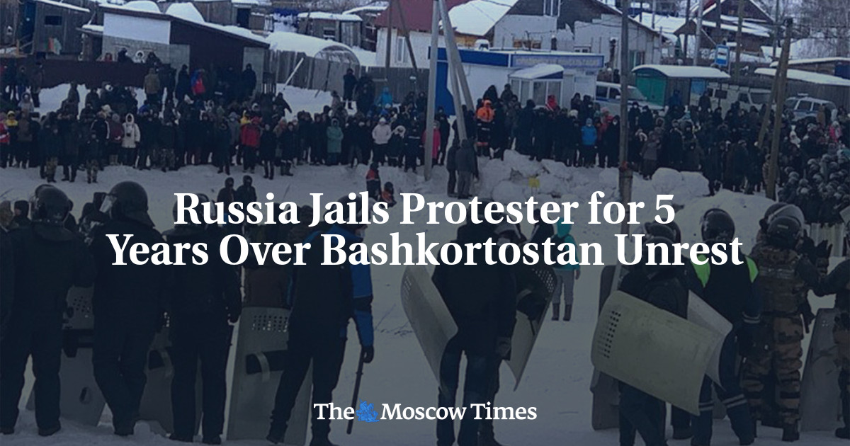 Russia Jails Protester for 5 Years Over Bashkortostan Unrest