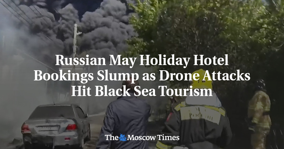 Russian May Holiday Hotel Bookings Slump as Drone Attacks Hit Black Sea Tourism