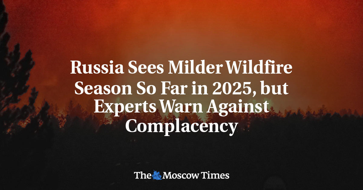 Russia Sees Milder Wildfire Season So Far in 2025, but Experts Warn Against Complacency