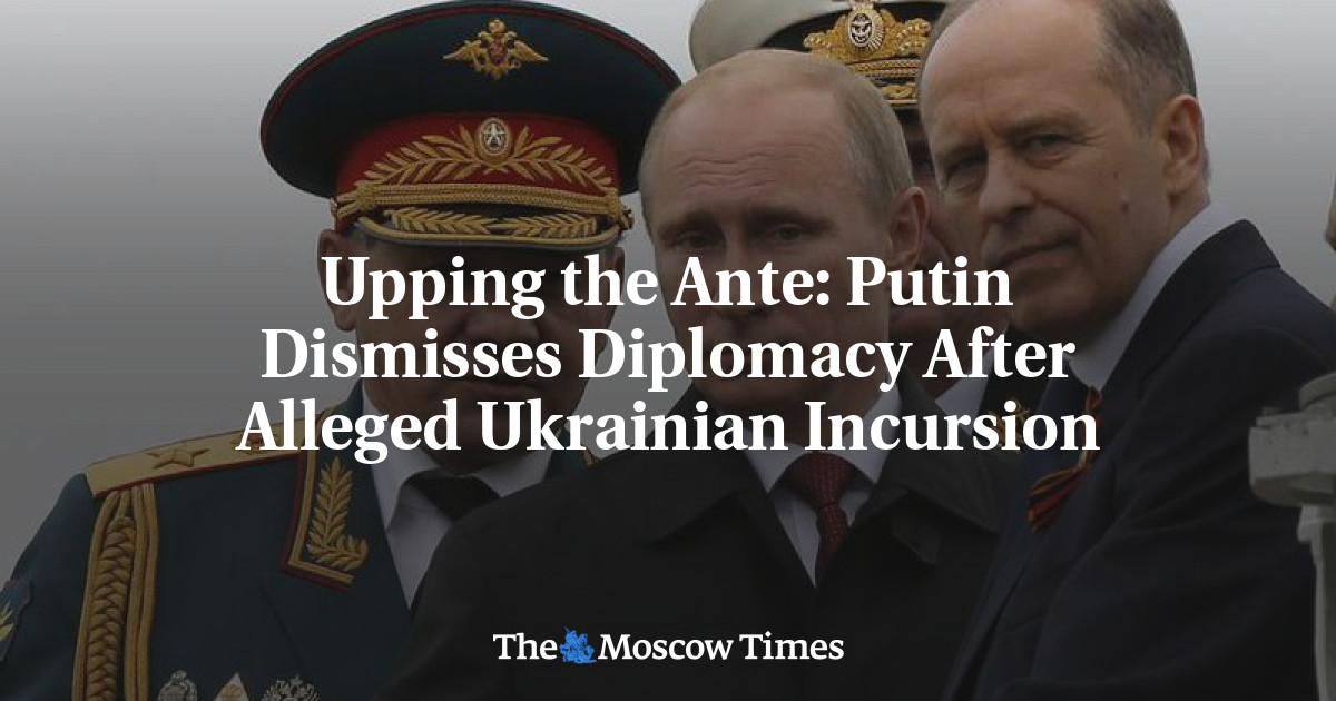 Putin menolak diplomasi setelah dugaan invasi Ukraina