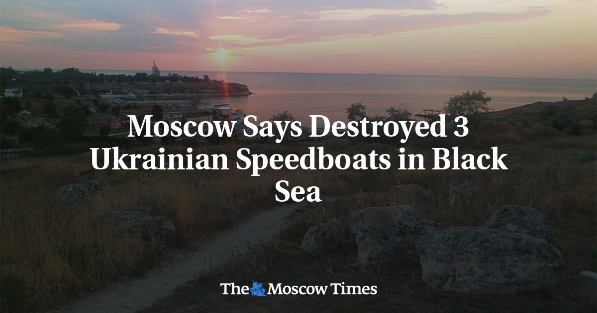 Moscow Claims Destruction of 3 Ukrainian Speedboats in Black Sea