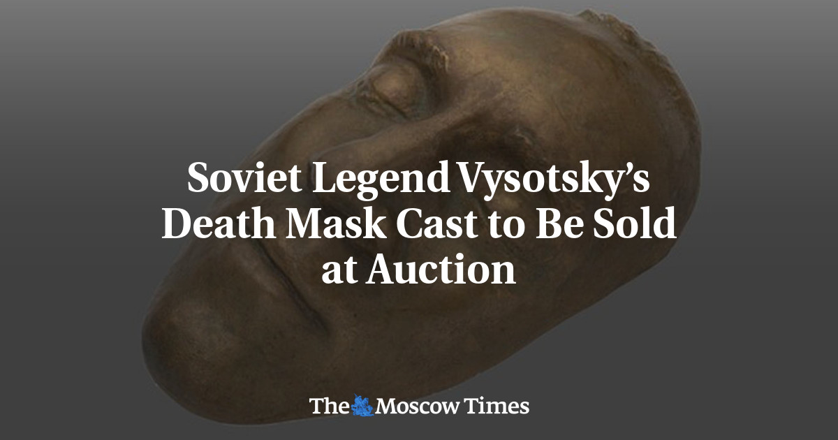 Soviet Legend Vysotsky’s Death Mask Cast to Be Sold at Auction