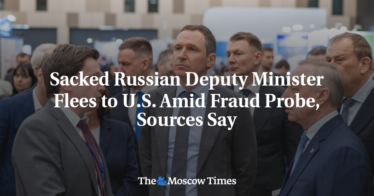 Sacked Russian Deputy Minister Flees to U.S. Amid Fraud Probe, Sources Say