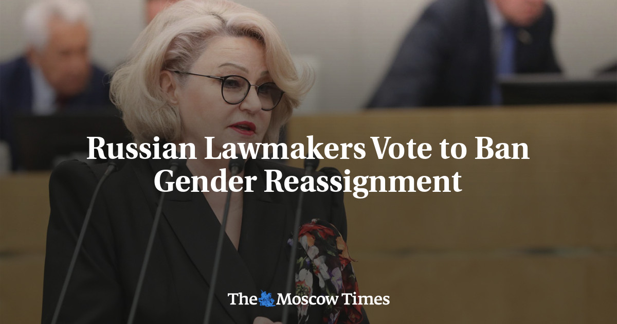 Anggota parlemen Rusia memilih untuk melarang pergantian kelamin