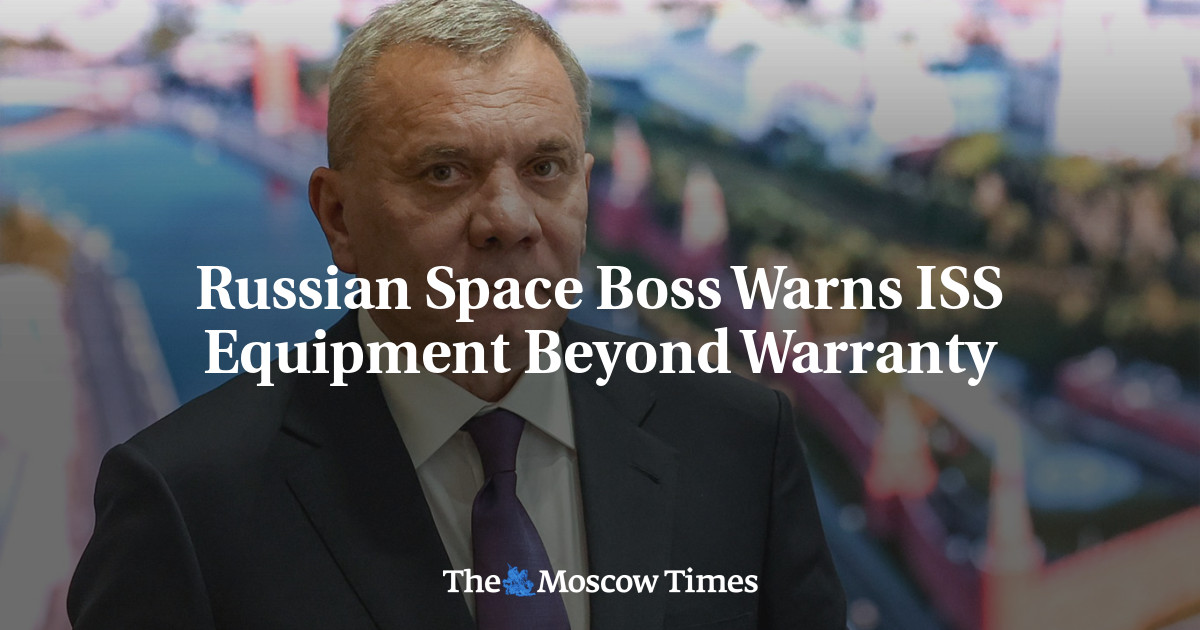 Russian Space Boss Warns ISS Equipment Beyond Warranty