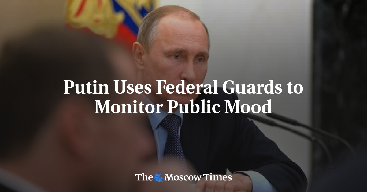 Putin menggunakan penjaga federal untuk memantau suasana hati publik