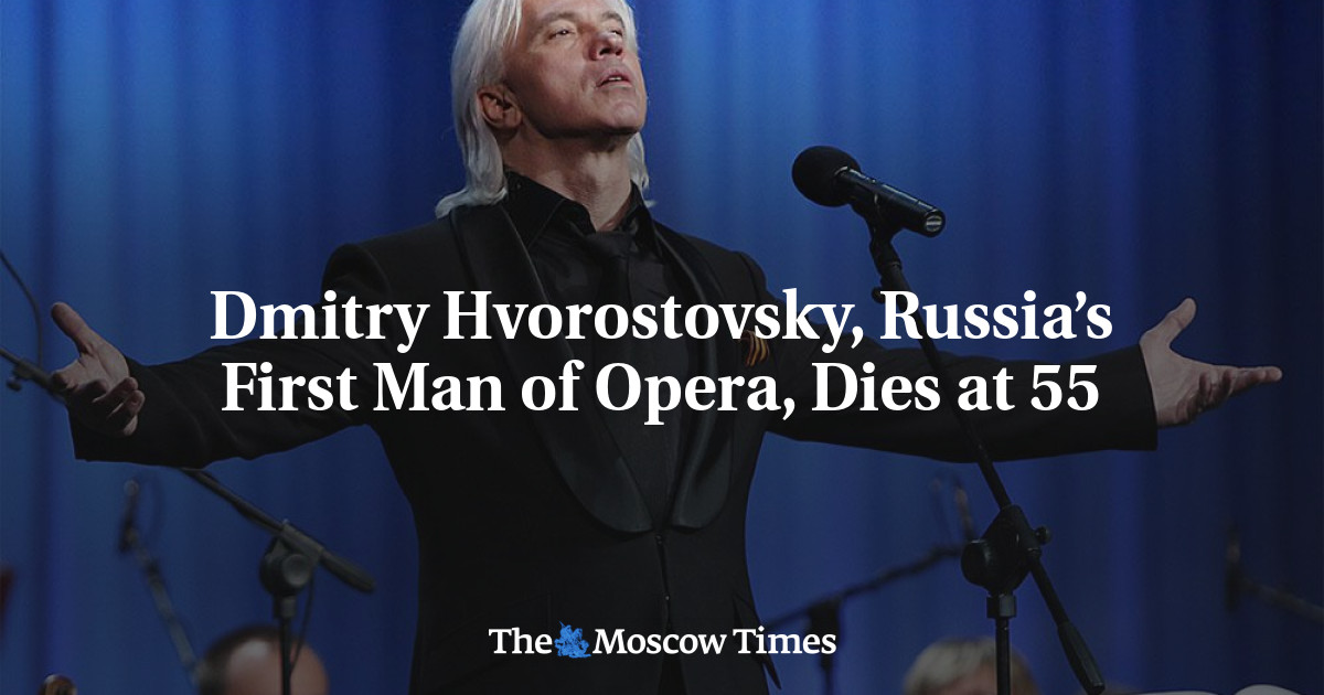 Dmitry Hvorostovsky, orang pertama opera Rusia, meninggal pada usia 55 tahun
